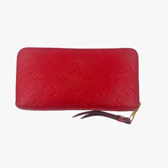 Louis Vuitton Zippy Wallet Empreinte Leather Red ✨ - Picture 2 of 9